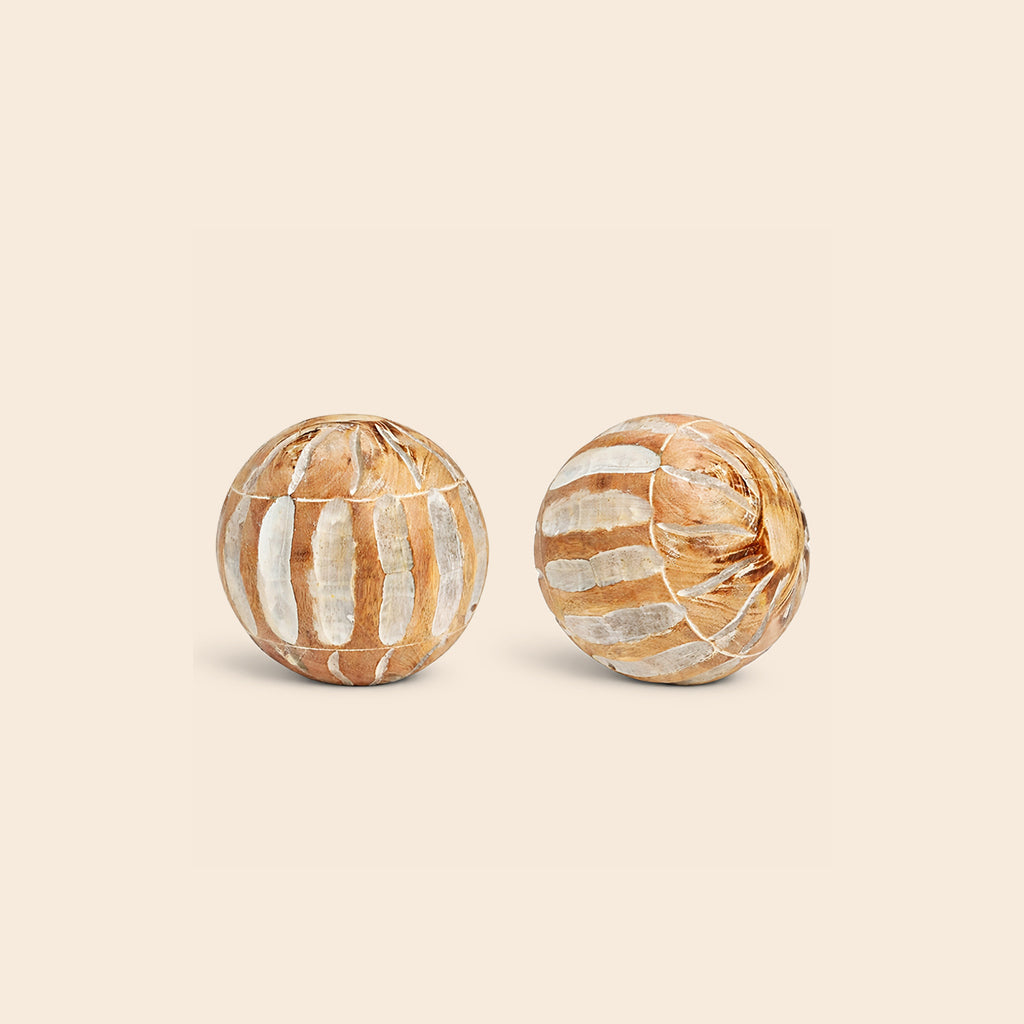 Boule en bois de manguier