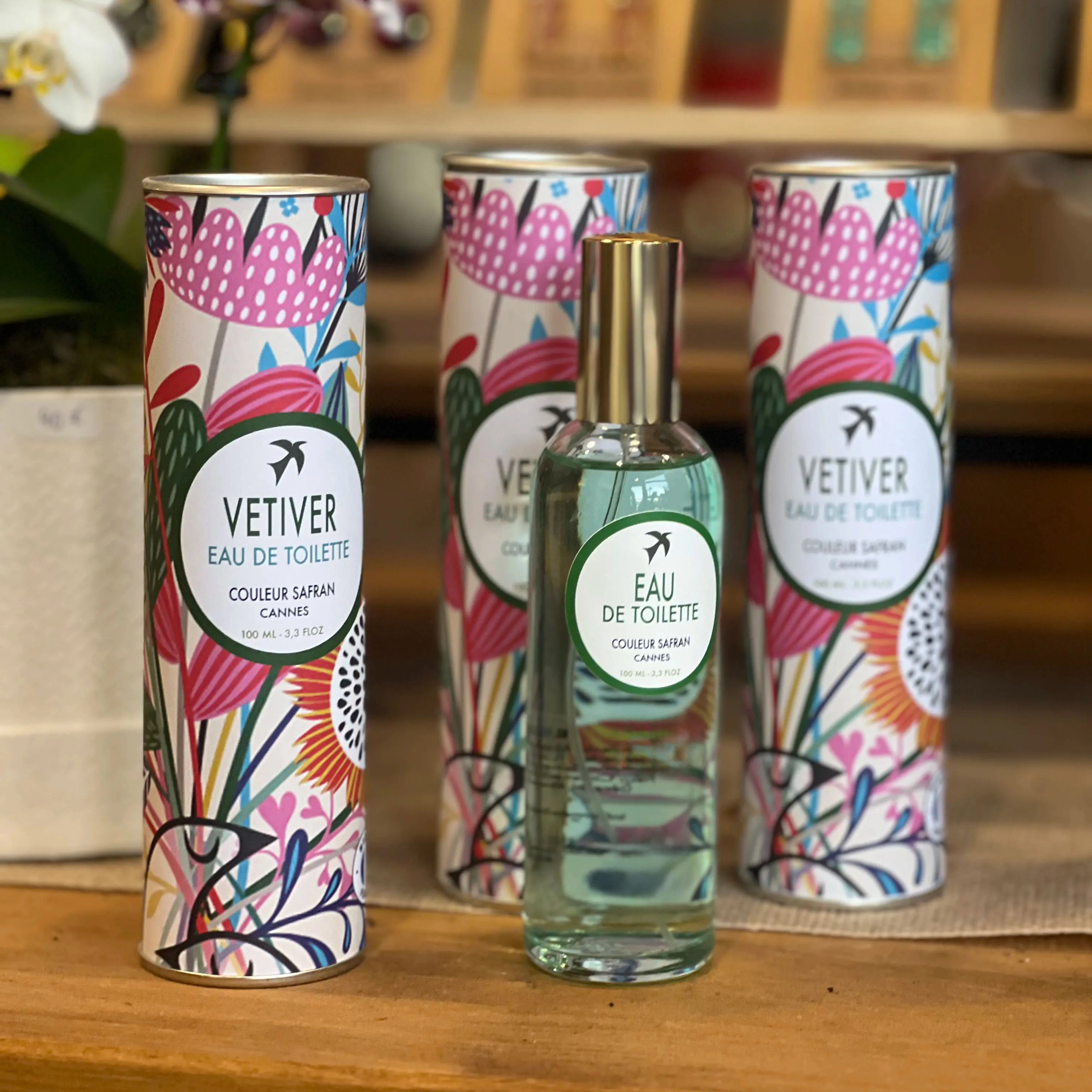 Eau de Toilette Vétiver 100 ml - Couleur Safran