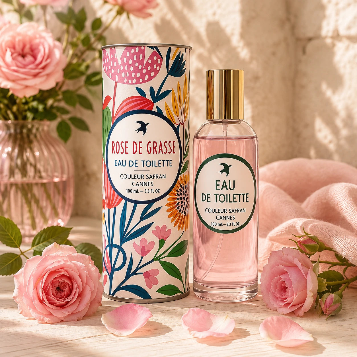 Eau de Toilette Rose de Grasse 100 ml – Couleur Safran