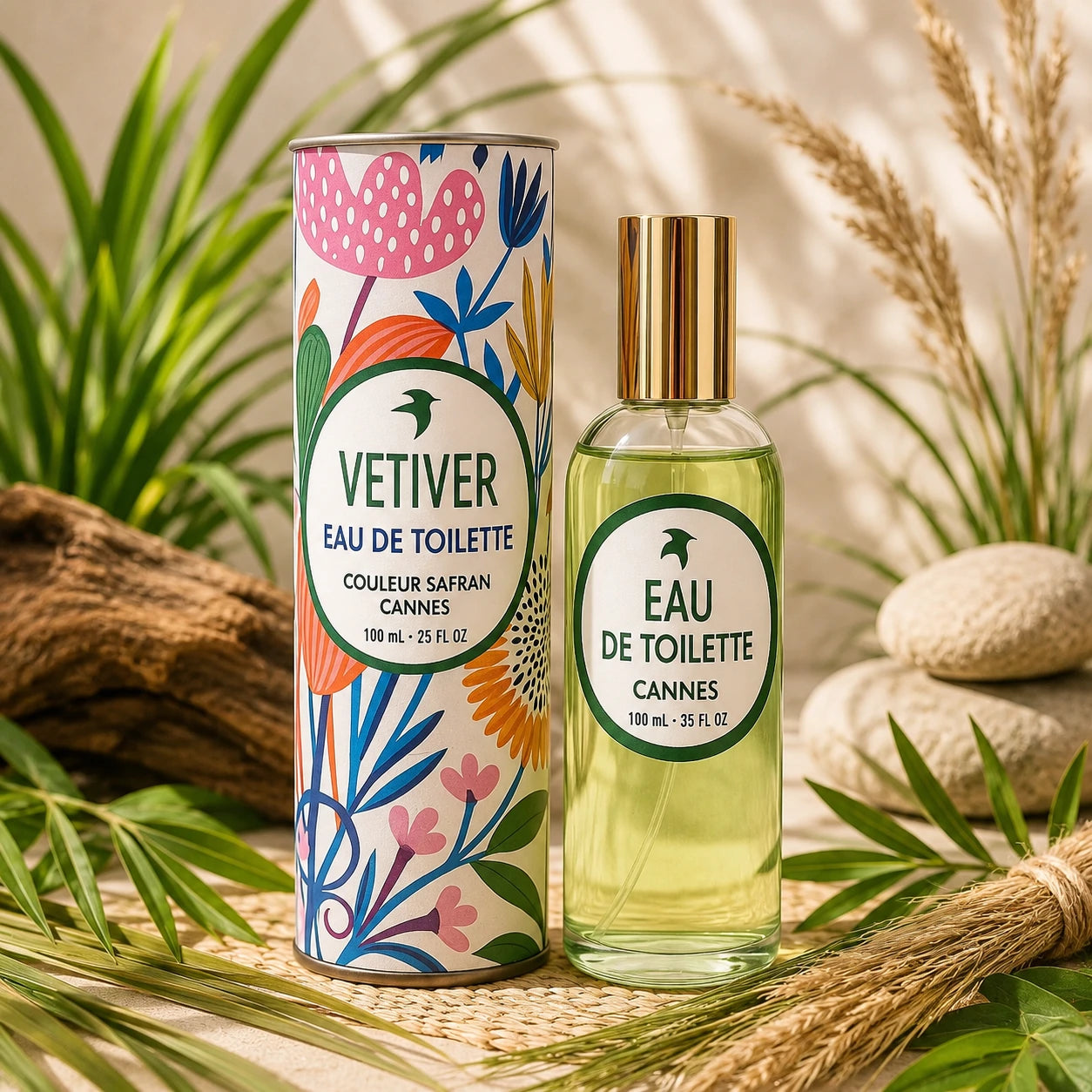 Eau de Toilette Vétiver 100 ml - Couleur Safran